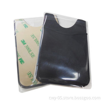 Silicone rubber card wallets